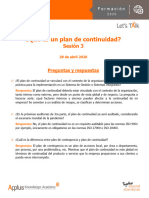 Preguntas y Respuestas - Sesión 28.04.2020