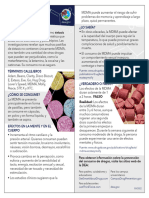 Ecstasy Molly MDMA Fact Card Web-Spanish
