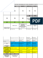 Programación  de actividades de la Semana del Teatro 2023