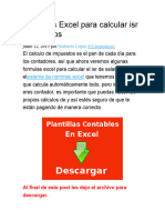 Formulas Excel para Calcular Isr de Salarios