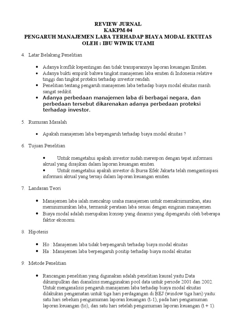 Contoh Review | PDF
