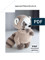 Guaxinim Amigurumi Pelucia Receita de PDF Gratis