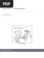 Hörsaal-Übung 5 Mathematik 1