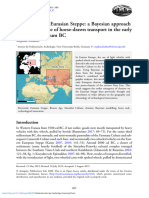 Chariots in The Eurasian Steppe: A Bayesian Approach To The Emergence of Horse-Drawn Transport in The Early Second Millennium BC