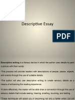 9. Descriptive Essay