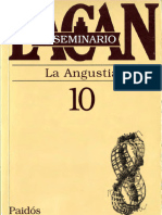 El Seminario 10. La Angustia - Selección de Clases. (Jacques Lacan)