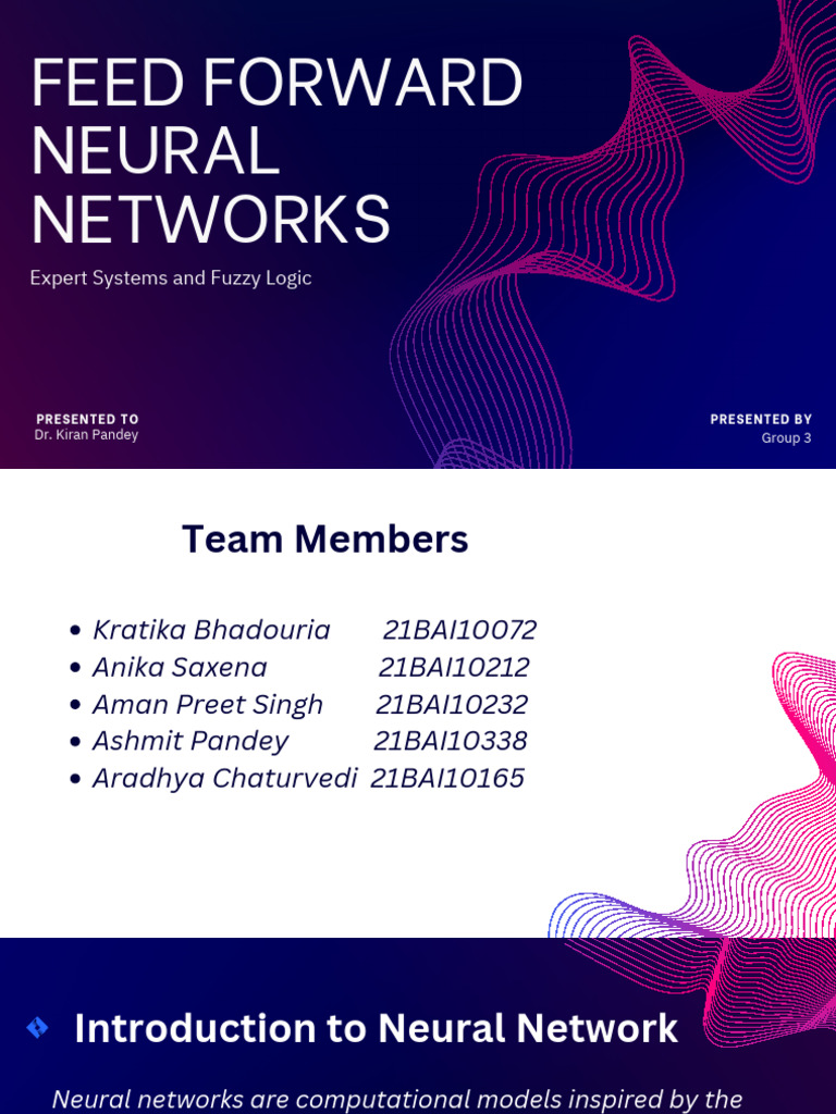 Feed Forward Neural Network | PDF | Artificial Neural Network ...