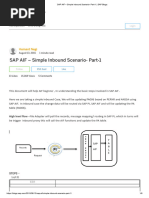SAP AIF Inbound Scenario Guide | PDF | Software | Computer Science
