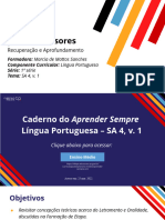 Formação para Professores: Recuperação e Aprofundamento