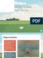 Art 100221 Claude Monet Information PowerPoint