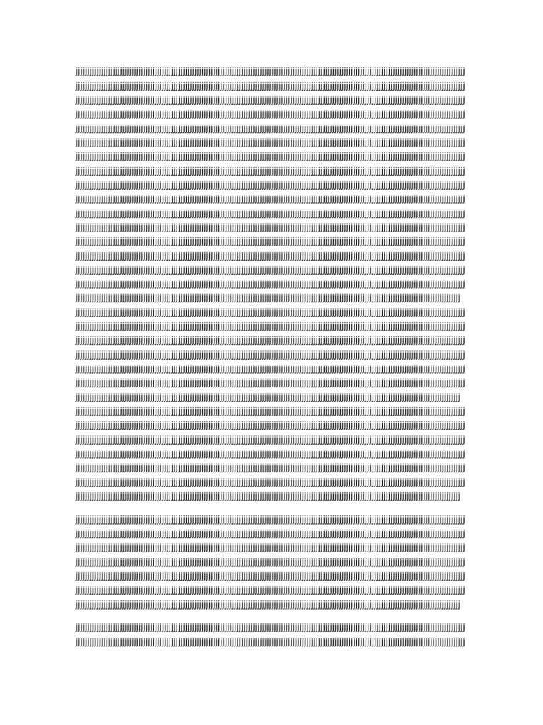Document of Repeated Characters | PDF