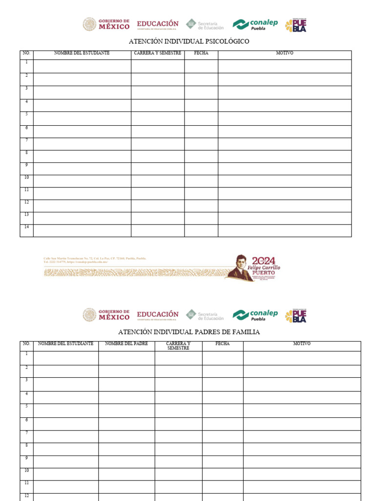 Formatos de Atención | PDF