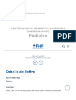 Pédiatre - Fédération Hospitalière de France