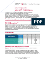 Epclusa Coadministration With Rivaroxaban