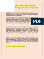 ANTECEDENTES DE LA SOCIEDAD MEXICANA EN ESPAÑA