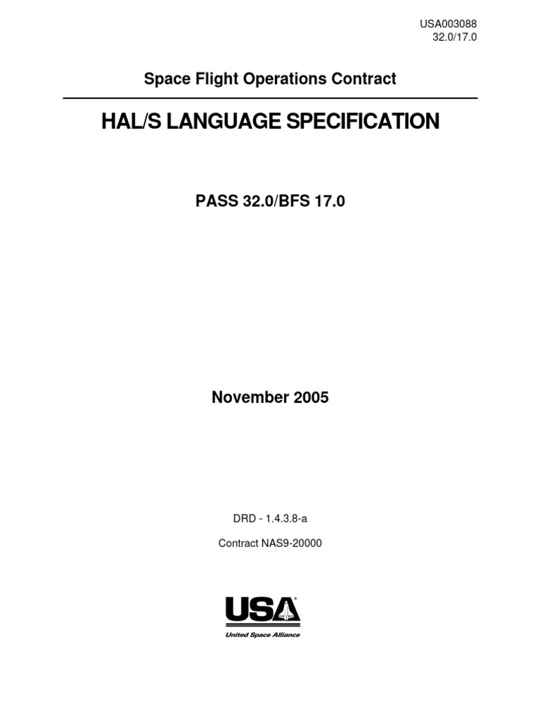 Hal-S Language Specification | PDF | Pointer (Computer Programming ...
