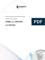 1.4. Estructuras - Especificaciones Tecnicas