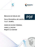 1.5 Memoria de Cálculo - Cerco Ladrillo - T15 T1