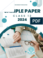 Sample Paper: Class 12