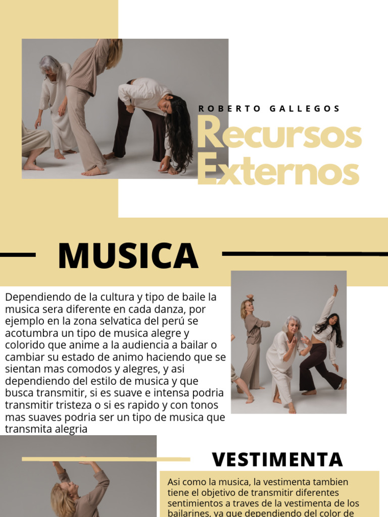 Recursos Externos en La Danza | PDF