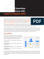 Adaptive MFA Auth0