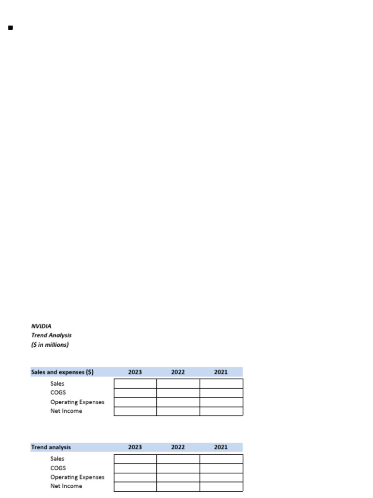 NVIDIA Financial Performance Analysis 2023 | PDF | Equity (Finance ...
