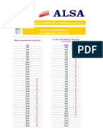 664 Nuevos horarios