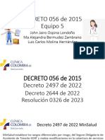 Decreto 056 de 2015. Colombia