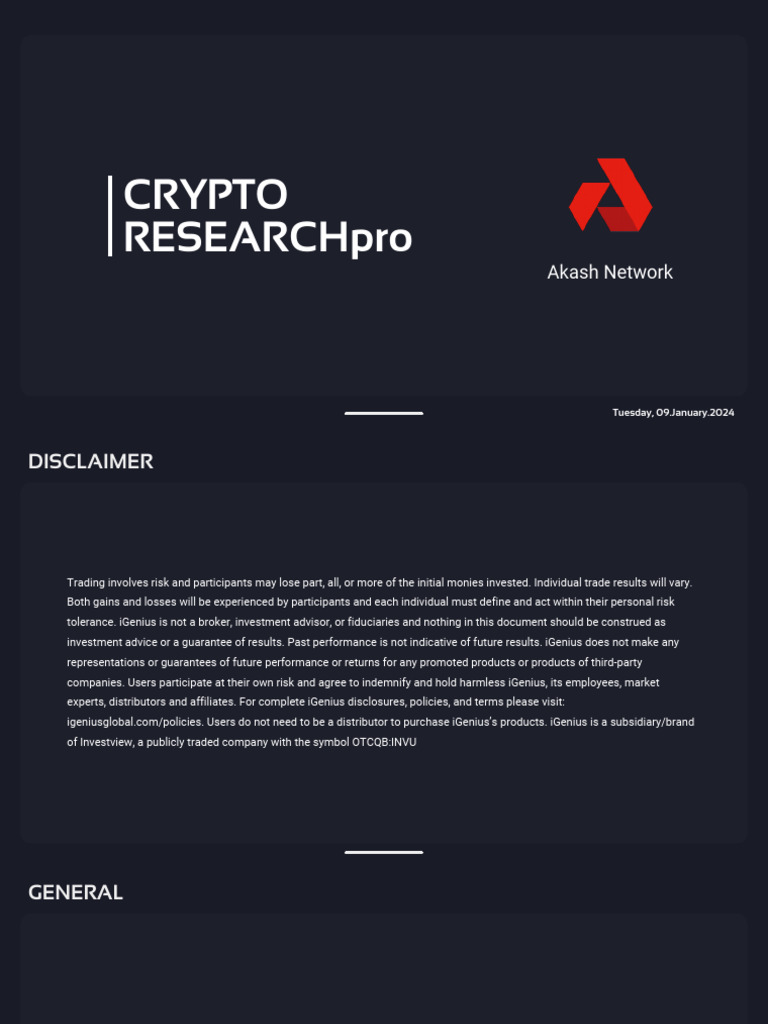 Akash Network: Decentralized Cloud Overview | PDF | Cloud Computing ...