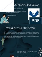 Tipos, Alcances, Diseño de Investigación