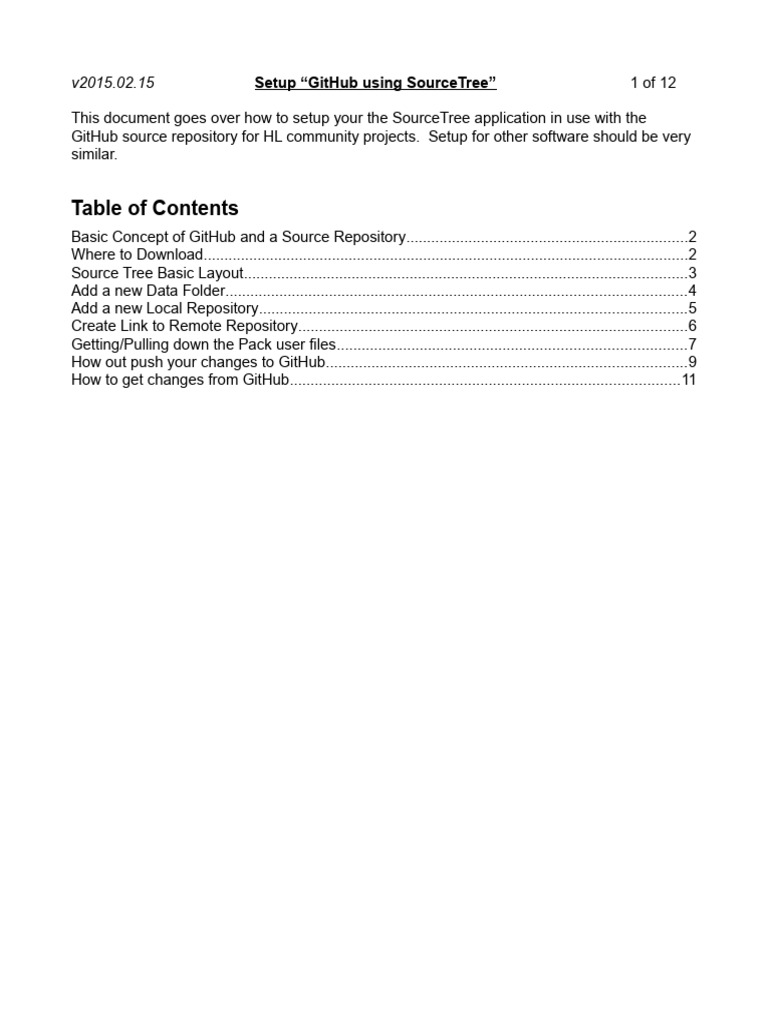 Set up github pdf computer file version control