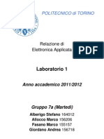 Relazione Laboratorio 1