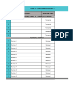 Formato Cronograma de Capacitación