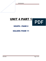 UNIT 4 - Soups & Salads