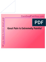 Gout Pain Is Extremely Painful