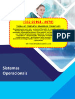 Resolução - (032 99194 - 8972)- Roteiro de Aula Prática – Sistemas Operacionais