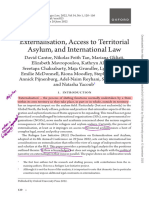 Externalisation, Access To Territorial Asylum, and International Law
