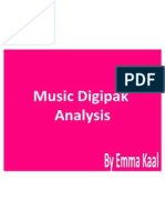 Music Digipak Analysis
