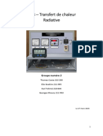 TP 3 - Transfert de Chaleur - Groupe 2