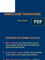 Semiologie Thoracique