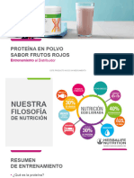 proteína entrenamiento herbalife 