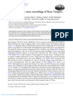 The Palaeolithic Stone Assemblage of Kota Tampan, West Malaysia