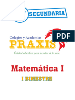 Libros - PRAXIS - ARITMÉTICA - 4° Año de secundaria - COMPLETO