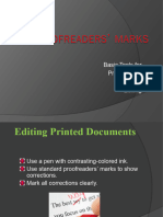 Prooreading Marks