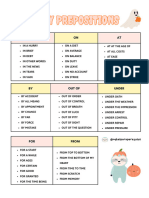 SPOOKY PREPOSITIONS - Inglés para Perezosos