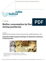 Biofloc Consumption by Pacific White Shrimp Postlarvae