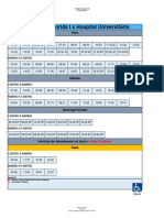 Horarios Corridos - L09 - Florida I - HU