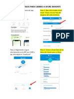 SENCILLOS PASOS PARA CAMBIO A AFORE BANORTE