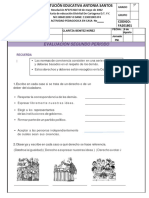 Evaluacion Segundo Periodo