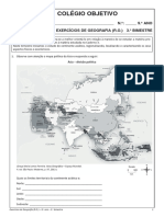 Exercicios 2023 Professor Geografia Ro 9ano 3bim